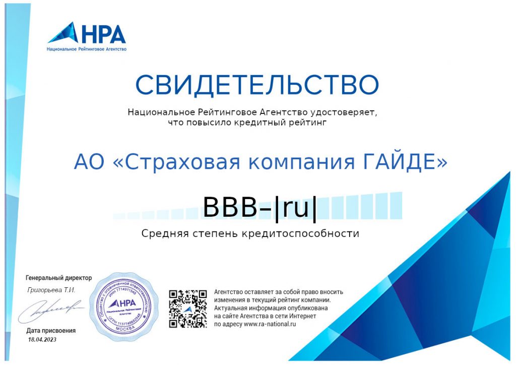 Гайде каско рейтинг